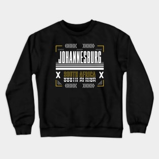 Retro Johannesburg South Africa Vintage South African Crewneck Sweatshirt